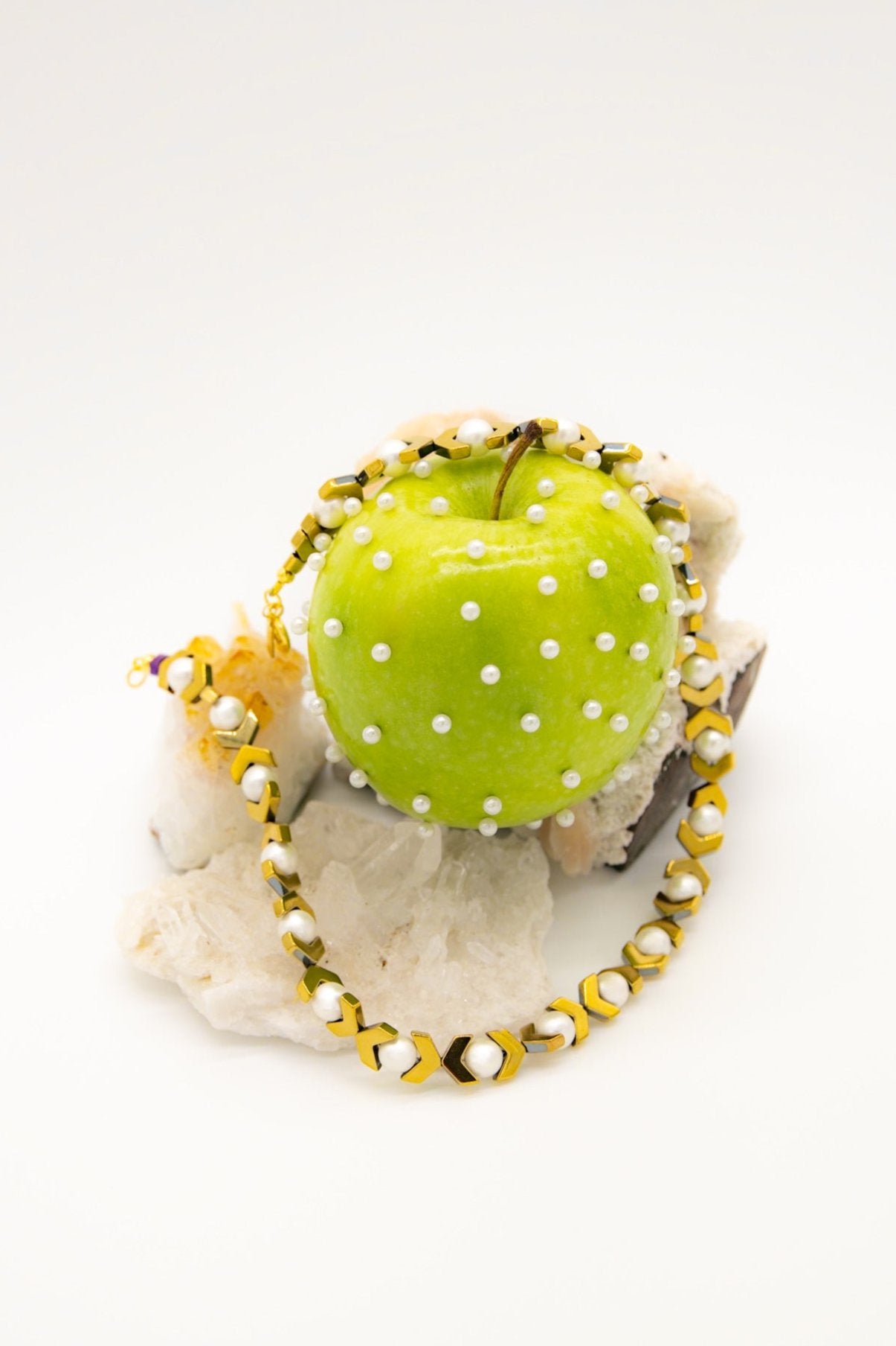 PALMA PEARL GOLD NECKLACE