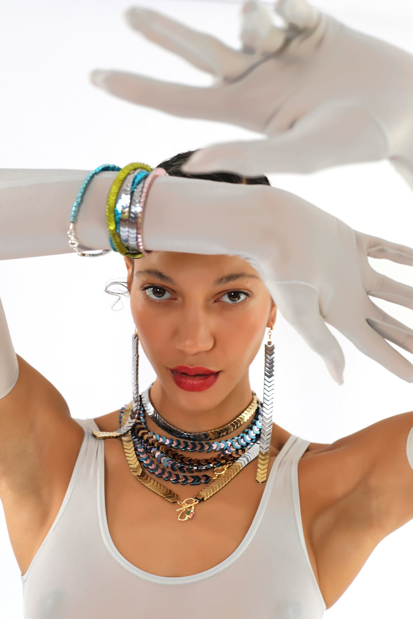 TONE DOUBLE DEUCE NECKLACE