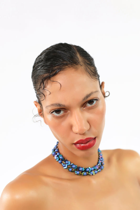 LIBERTY CERULEAN PEARL NECKLACE