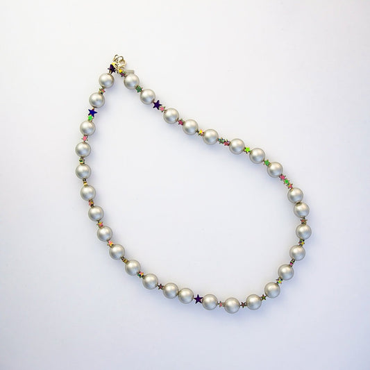 STORM PEARLS AND STARS NECKLACE